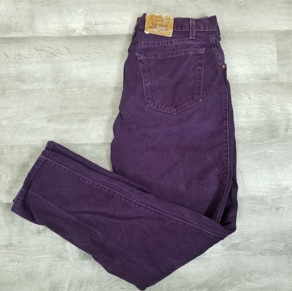 Levi's Other - Vintage purple Levi's. Dad/Mom jeans. 545 fit